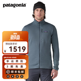 巴塔哥尼亚（Patagonia）男士保暖透气弹力R1立领夹克抓绒衣开衫 R1 Jkt 40129 UTB 抓绒摩擦易起球浮绒 L 180/185(CM) 76/87(KG)