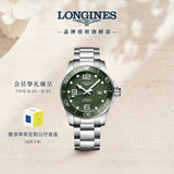 浪琴（LONGINES）瑞士手表 康卡斯潜水系列 男士钢带机械表L37824066