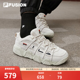 斐乐面包鞋｜FILA FUSION潮牌篮球鞋男士低帮运动鞋休闲鞋老爹鞋 燕麦色-OM 45
