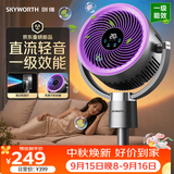 创维【极光落日】空气循环扇直流变频大风量摇头电风扇家用台式落地扇静音卧室节能柔风轻羽扇 Q601A