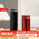 乐扣乐扣（LOCK&LOCK）不锈钢纤巧便携保温茶水杯车载商务男女保温杯子300ml黑色LHC561
