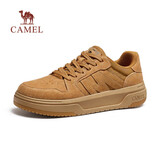 骆驼（CAMEL）沙丘复古厚底轻盈耐磨抓地潮流休闲滑板鞋男 G15AX48079 驼色 44
