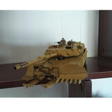 小号手1:72艾布拉姆斯主战坦克成人高难度手工制作拼装军事模型玩具男孩 美国扫雷犁坦克（带电机）