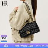 HR赫莲娜包包女包小方包菱格链条包头层牛皮单肩斜挎包女生日礼物