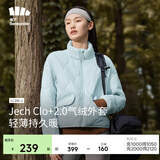 蕉下（beneunder）气绒服女士立领外套秋冬新款女保暖显瘦时尚休闲秋冬女款CL18623 清羽蓝 尺码偏大介意勿拍 XL 尺码偏大介意勿拍