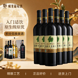 威龙生态酒田原生级原优干红葡萄酒750ml*6支整箱装红酒中秋礼品