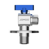 九牧（JOMOO）大流量球阀加厚黄铜燃气热水器三角阀4分接口水阀74105-788/1C-1