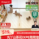 丸丫山茶花PE覆膜ixpe爬爬垫婴儿童垫无甲醛宝宝爬行垫1.8*2.5整体款