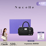 纽芝兰（NUCELLE）飞马波士顿包2026轻奢小众斜挎女士包包真皮手提包情人节生日礼物