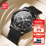 名创优品（MINISO）手表男士十大品牌初高中学生运动机械感夜光防水礼物送男友