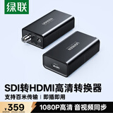 绿联SDI转HDMII高清转换器 1080P60Hz广播级 适用监控摄影机电视台 sdi转hdmi转换器 40965