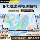 智国者汽车遮阳挡板防晒隔热伞帘停小车内用前挡风玻璃车窗遮光棚罩神器