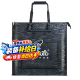 臻佑（Grsaed）鱼护包手提袋长柄43cm多功能防水轻便渔具包鱼护袋加厚耐磨收纳活鱼桶钓鱼配件有侧包 黑色