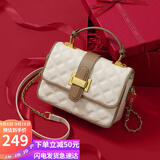 YUYULA牛皮包包女包斜挎包品牌轻奢手提链条包生日礼物高级感送女友老婆