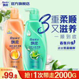 飘柔滋润去屑洗发水1KG+精油润养洗发水1KG柔顺香氛