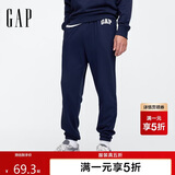 盖璞男装春季经典款刺绣logo针织束脚卫裤运动休闲裤美版868463
