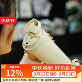 乐扣乐扣（LOCK&LOCK）遇见元气保温保冷咖啡杯弹跳盖男女颜值水杯白色550ML