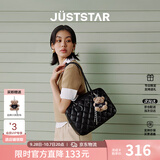 欧时纳（JUST STAR）徐璐同款吐司包女包2026新款包包大容量波士顿单肩托特包生日礼物
