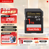 Sandisk闪迪相机卡4K高清SD卡 UHS-I微单存储卡微单反摄像储存大卡内存sd卡内存卡 1T 相机SD卡读速高达200Mb/S