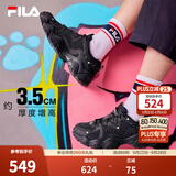 斐乐猫爪4丨FILA老爹鞋夏季女鞋男鞋黑色鞋子运动鞋休闲鞋厚底增高鞋 【女款】黑-BK 39
