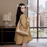 纽芝兰（NUCELLE）Angelababy同款织趣编织包女2026新通勤女士单肩托特包生日礼物