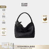 ECODAY包包女包2026新款原创设计经典编织包大容量托特包通勤包生日礼物