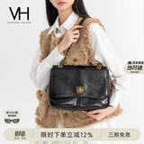 VANESSA HOGAN VH女包复古邮差包油蜡牛皮单肩包通勤斜挎大容量托特包生日礼物