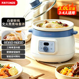 天际（TONZE）电炖锅 煲汤锅 家用陶瓷全自动炖汤锅煮粥神器养生多功能炖锅 蓝色3升电炖锅DGDD23A30BMBW