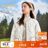 巴拉巴拉童装男童羽绒服秋冬季女小童中大童V领时尚保暖外套208424107221