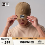 NEW ERA纽亦华MLB小logo运动休闲情侣弯檐棒球帽软顶NE920 13793035-卡其色 洛杉矶道奇队 OSFM