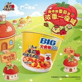 康师傅 方便面 大食桶番茄鸡蛋牛肉桶面163g*12 泡面整箱速食 方便食品