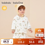 巴拉巴拉balaOne婴儿套装宝宝睡衣男女童长袖家居服2025夹棉208425134202