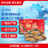 【活蟹】掌昕鲜三门青蟹 公母对蟹（5-6两/只）4只鲜活螃蟹国庆送礼盒非大闸蟹源头直发