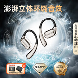 ESSONIONice Pro【热销100w+丨柏林之声】新款骨传导概念不入耳蓝牙耳机挂耳开放式跑步运动礼物索尼适用 黑银色【ACS空间声场+久戴舒适】 【尊享 | 鎏金黑礼盒典藏套装 含礼袋】