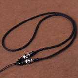 唐怀瑟天珠挂绳横穿配饰锁骨链绳半成品编织绳子高端项链绳专用锁骨绳男