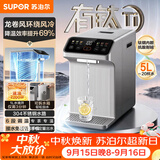 苏泊尔（SUPOR）有钛内胆电热水瓶风冷降温5L水箱可拆2200W速沸烧水壶净饮水机 恒温水壶调奶器SW-50T201Pro
