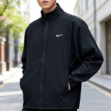 耐克（NIKE）外套男士上衣 2026新款秋季运动服休闲透气跑步立领速干梭织夹克 【轻薄款/银灰标】速干/热推款/晒图退10 建议拍大一码 L 【175】体重130~150斤左右