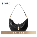 Polo Ralph Lauren 拉夫劳伦 Polo ID 女配 经典款皮革迷你单肩包RL51969 001-黑金 ONE