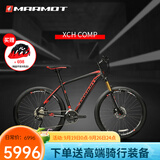 土拨鼠（Marmot）铝合金山地车超轻油碟减震变速成人自行车 黑红黑-下单备注净身高 11速 165-175cm身高勿拍