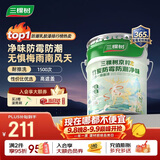 三棵树漆京粹乳胶漆防霉防潮二合一易擦洗墙面漆油漆涂料18L【京仓白漆】