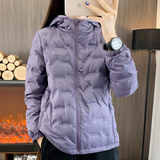 泰起新款轻薄羽绒服女2026新款连帽灰鸭绒秋冬季小个子外套女款羽绒衣 木槿紫 女连帽/8222 M