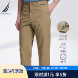 诺帝卡（NAUTICA）男装春夏款棉氨混纺柔软亲肤带弹简约易打理休闲长裤男PE3121 卡其2TK（231） 30