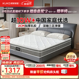 顾家家居（KUKA）梦想垫PLUS 2cm天然乳胶床垫专利深睡席梦思梦想垫1016 1.5x2米