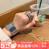 卡西欧（CASIO）手表 绝命毒师老白同款 复古小方块计算器时尚中性表 DBC-32D-1A