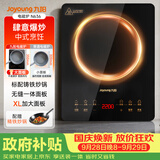 九阳（Joyoung）电磁炉家用电磁灶电池炉2200W一键爆炒定时功能大面板易操作一套带锅C22S-N636