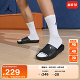 耐克乔丹男子拖鞋室内支撑Jumpman抓地Jordan Franchise HQ2163 001黑/白 47.5