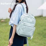 热风双肩包女2026新款户外轻便出游背包休闲通勤大学生电脑包旅行包