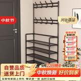 木双福鞋架门口多层家用鞋帽一体鞋柜出租屋置物架宿舍收纳柜
