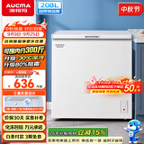 澳柯玛（AUCMA）208升单温冷柜家用减霜冰柜冷藏柜冷冻柜小型冷柜卧式顶开冰箱一级能效 BC/BD-208HNEV 以旧换新