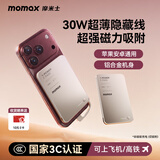 摩米士（MOMAX）【超轻薄3C认证】30W充电宝10000毫安便携上飞机适用苹果18promax华为小米手机户外储能电源